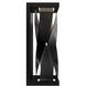 Brocade LED 26 inch Black Outdoor Wall Light, dweLED