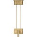 Kelly Wearstler Lotura LED 48 inch Museum Gild Intersecting Linear Pendant Ceiling Light