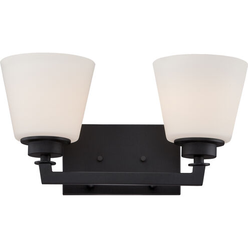 Mobili 2 Light 15.38 inch Aged Bronze Vanity Light Wall Light
