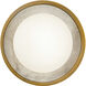 Alonso LED 8.5 inch Vintage Brass Bath Vanity Light Wall Light