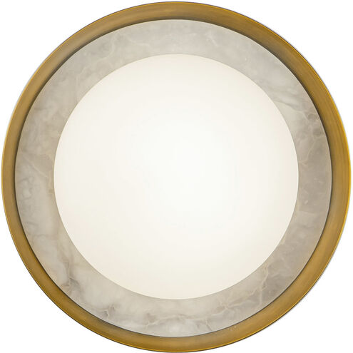 Alonso LED 8.5 inch Vintage Brass Bath Vanity Light Wall Light