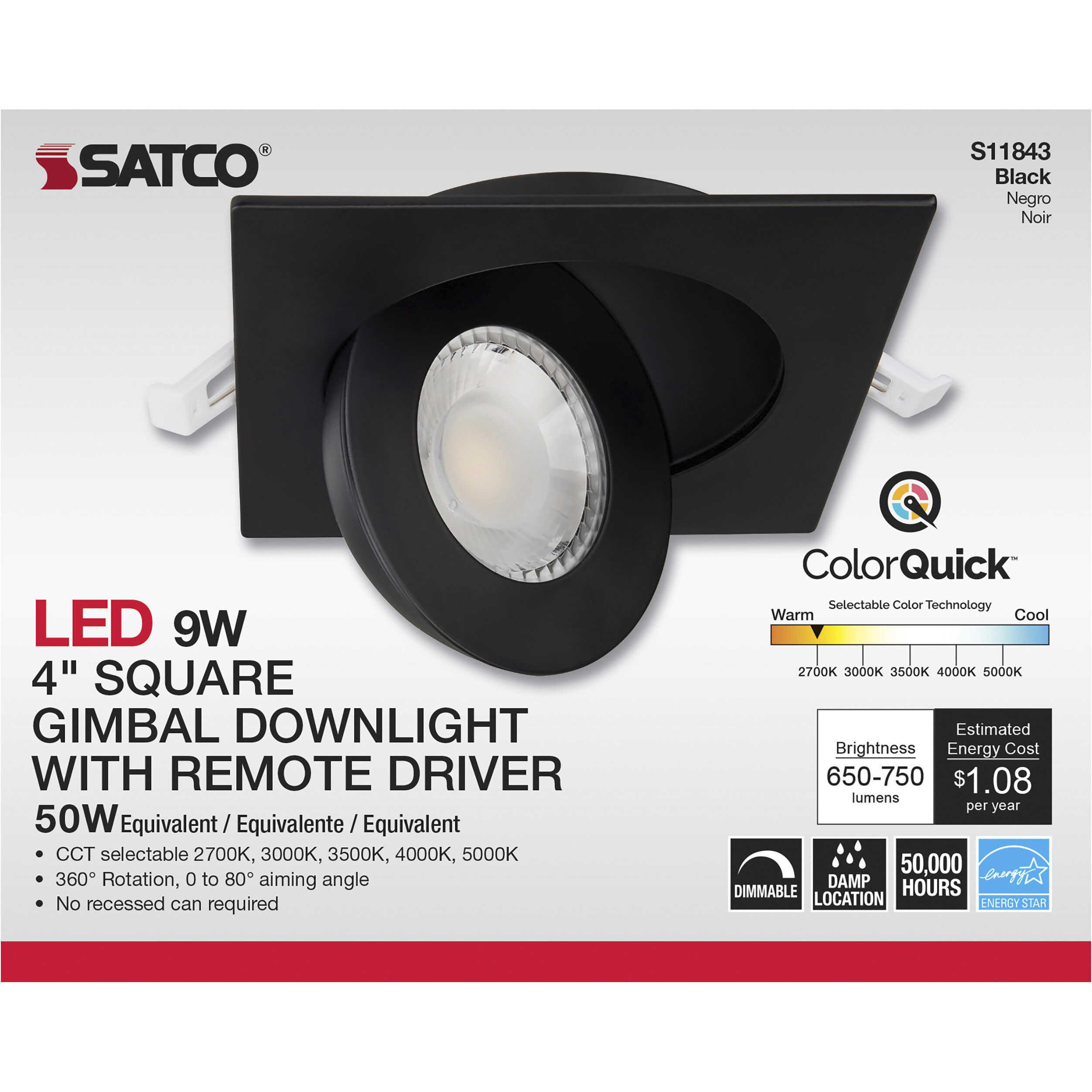 Edgewood Integrated Black Recessed