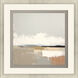 Soothing Serenity White and Beige and Black and Brown Framed Art