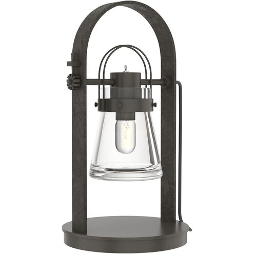 Erlenmeyer 19.4 inch 60 watt Dark Smoke Table Lamp Portable Light