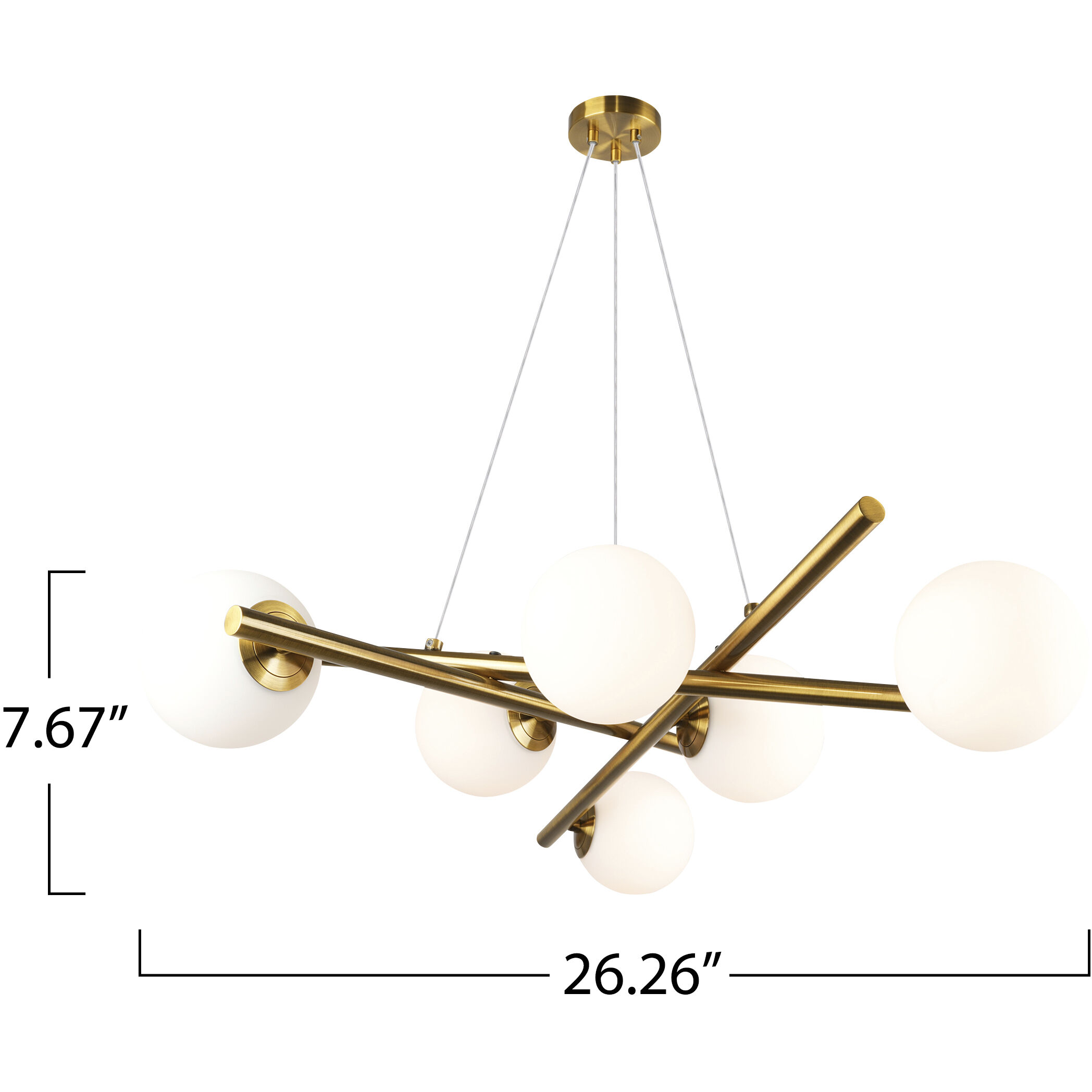 Lily 4 Light 26.26 inch Brushed Brass Bathroom Vanity Wall Light
