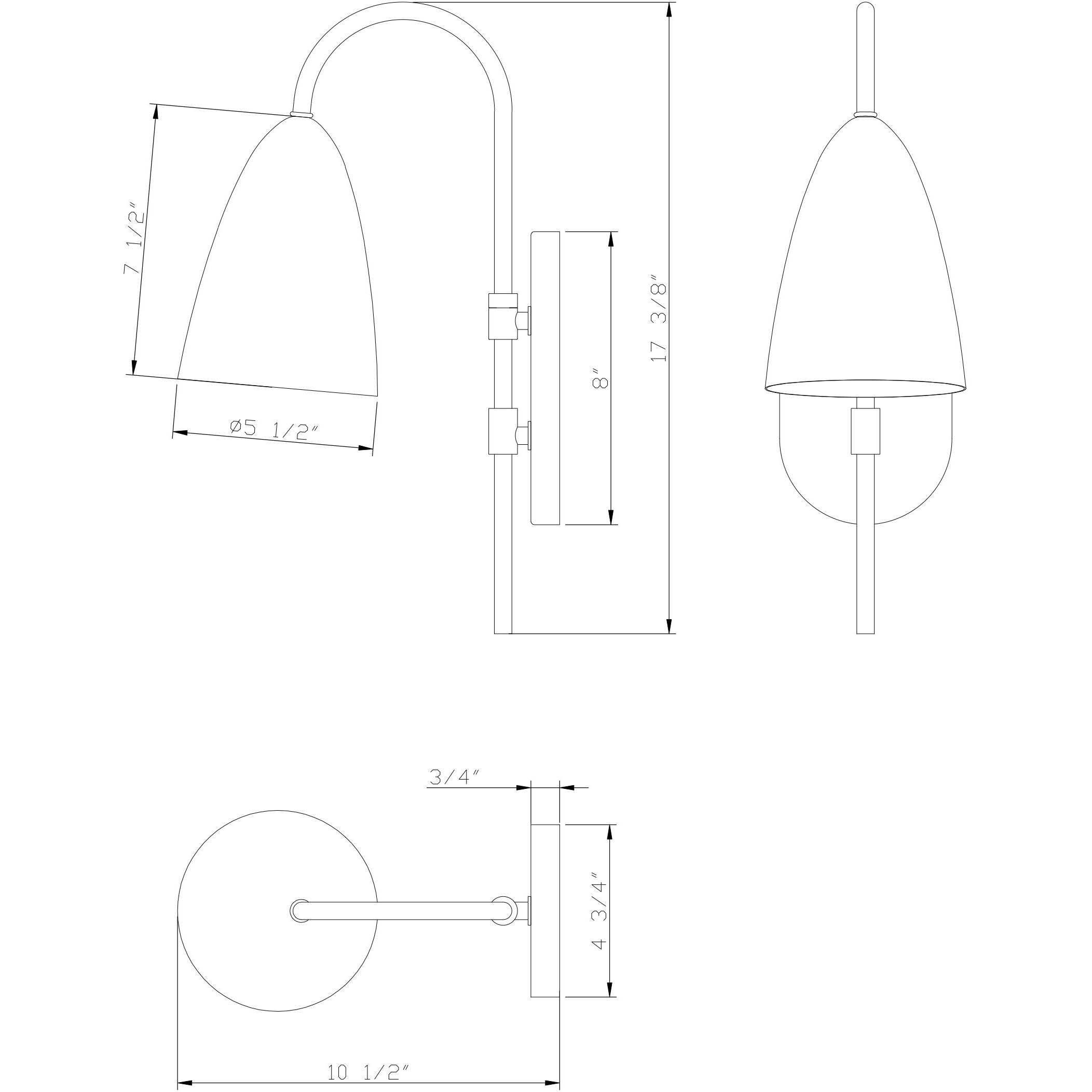 Wesley Sconce Wall Light