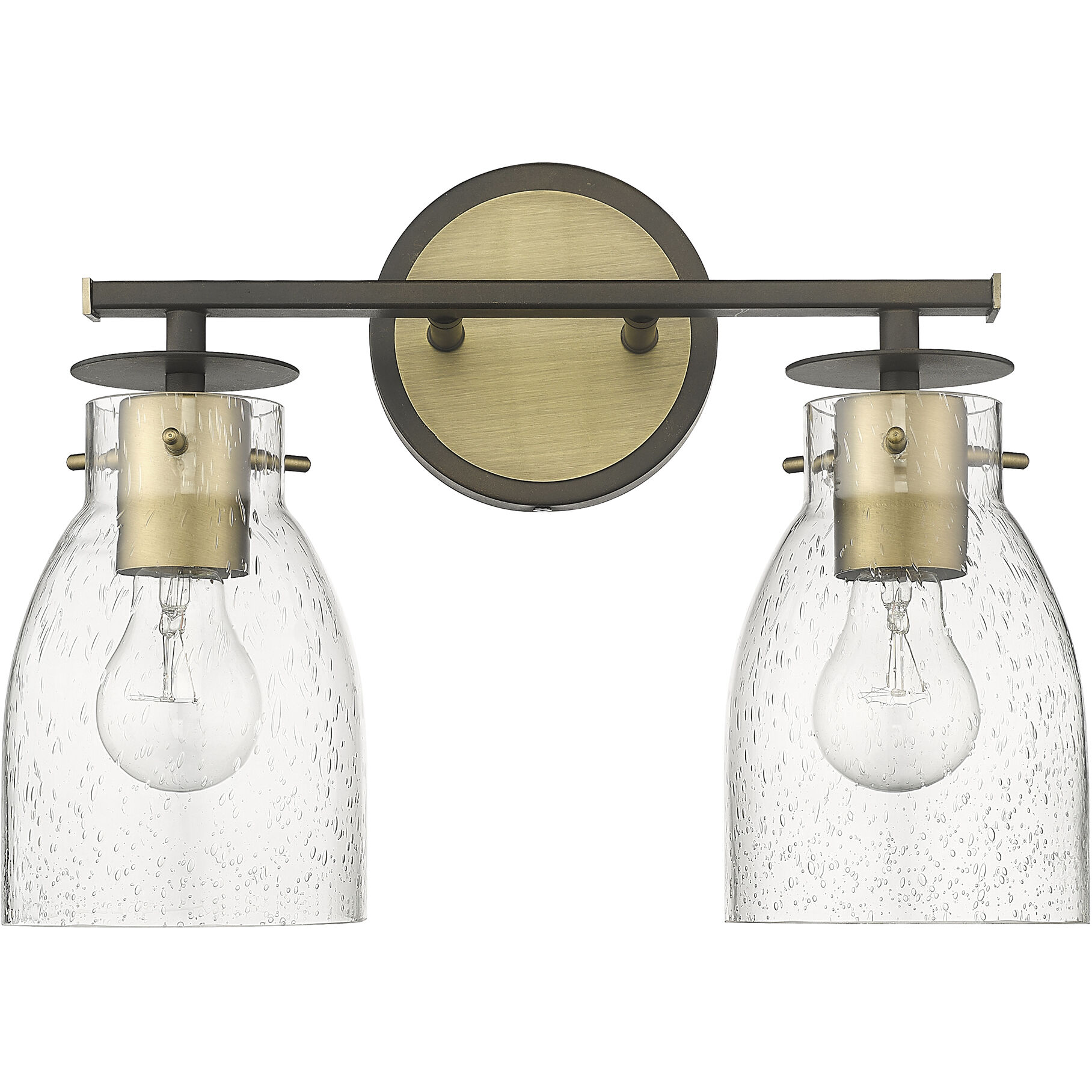 Bronze and brass vanity light sale