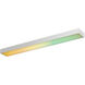 Smart Linear LED 24 inch White Linear Ceiling Light, Under Cabinet Kit