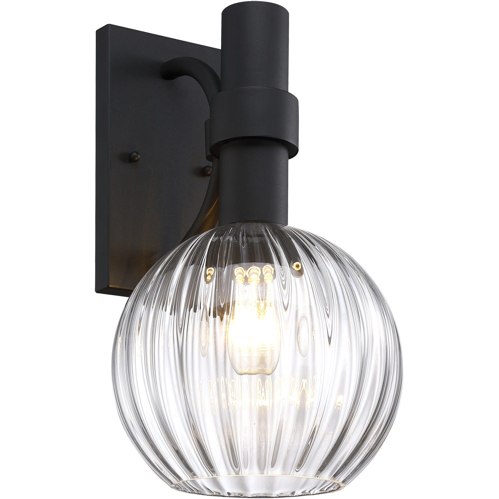 Fernwood LED 16 inch Black Outdoor Wall Sconce