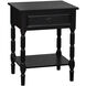 Barrett 24 X 19 inch Black Accent Table