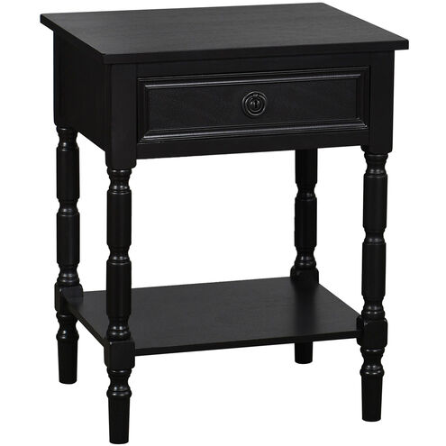 Barrett 24 X 19 inch Black Accent Table