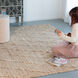 Jute 120 X 96 inch Multi Color Rug, Rectangle