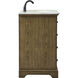 Americana 42 X 22 X 35 inch Driftwood Vanity Sink Set