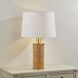 Clarissa 27.25 inch 15.00 watt Aged Brass Table Lamp Portable Light