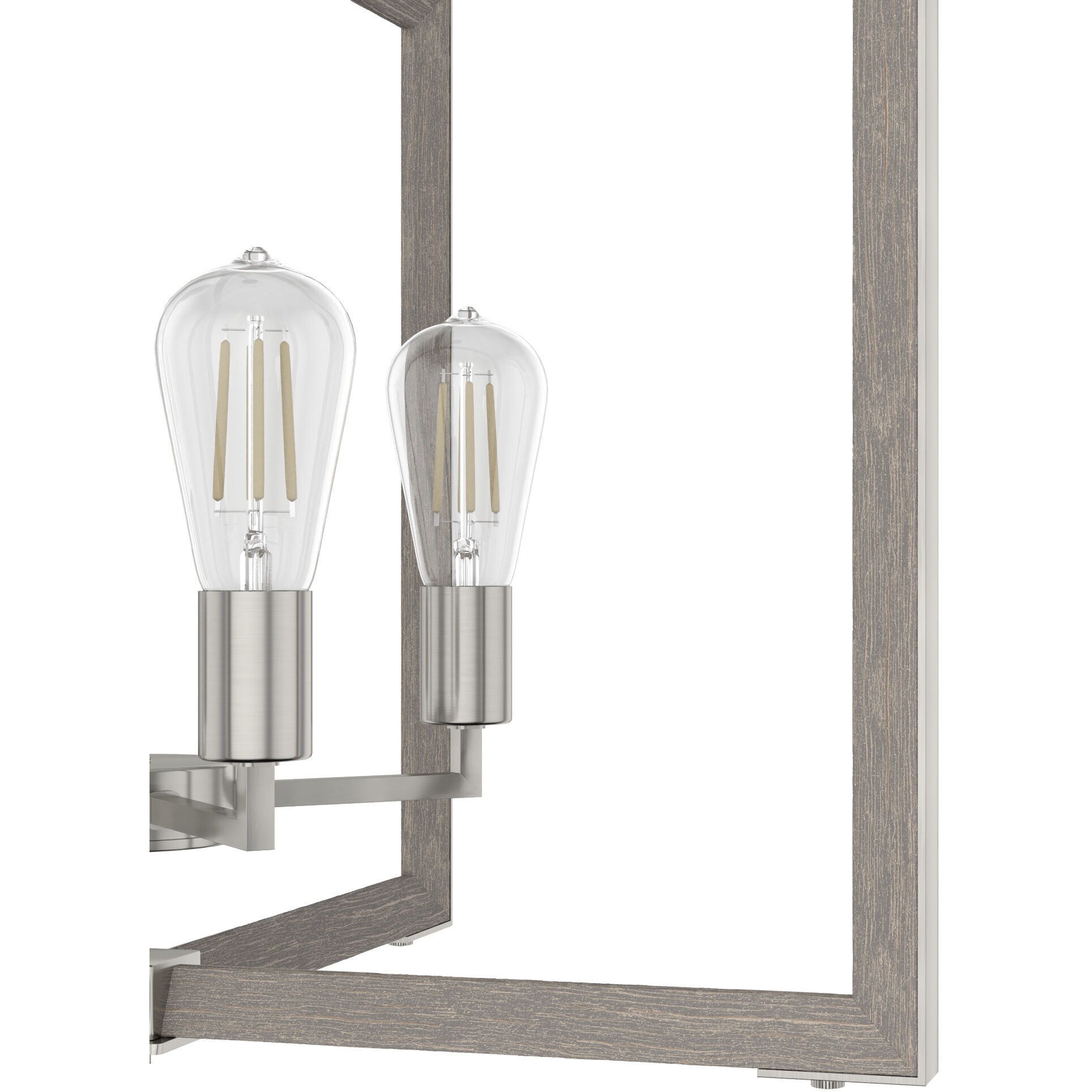Woodburn 4 Light 24.5 inch Brushed Nickel Pendant Ceiling Light