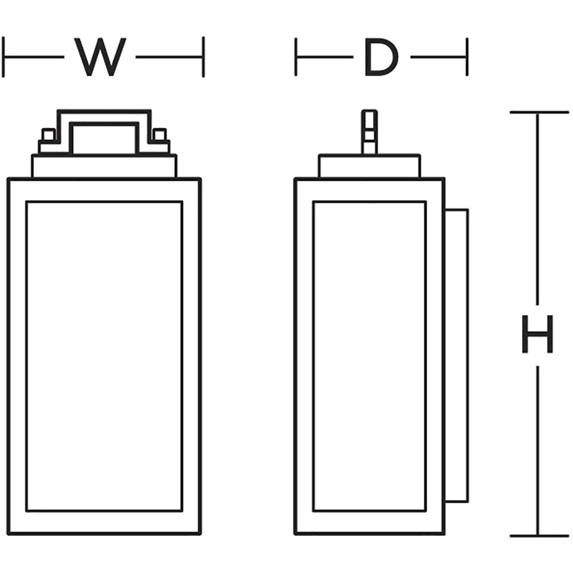 Kansas 1 Light 14.2 inch Black Outdoor Sconce