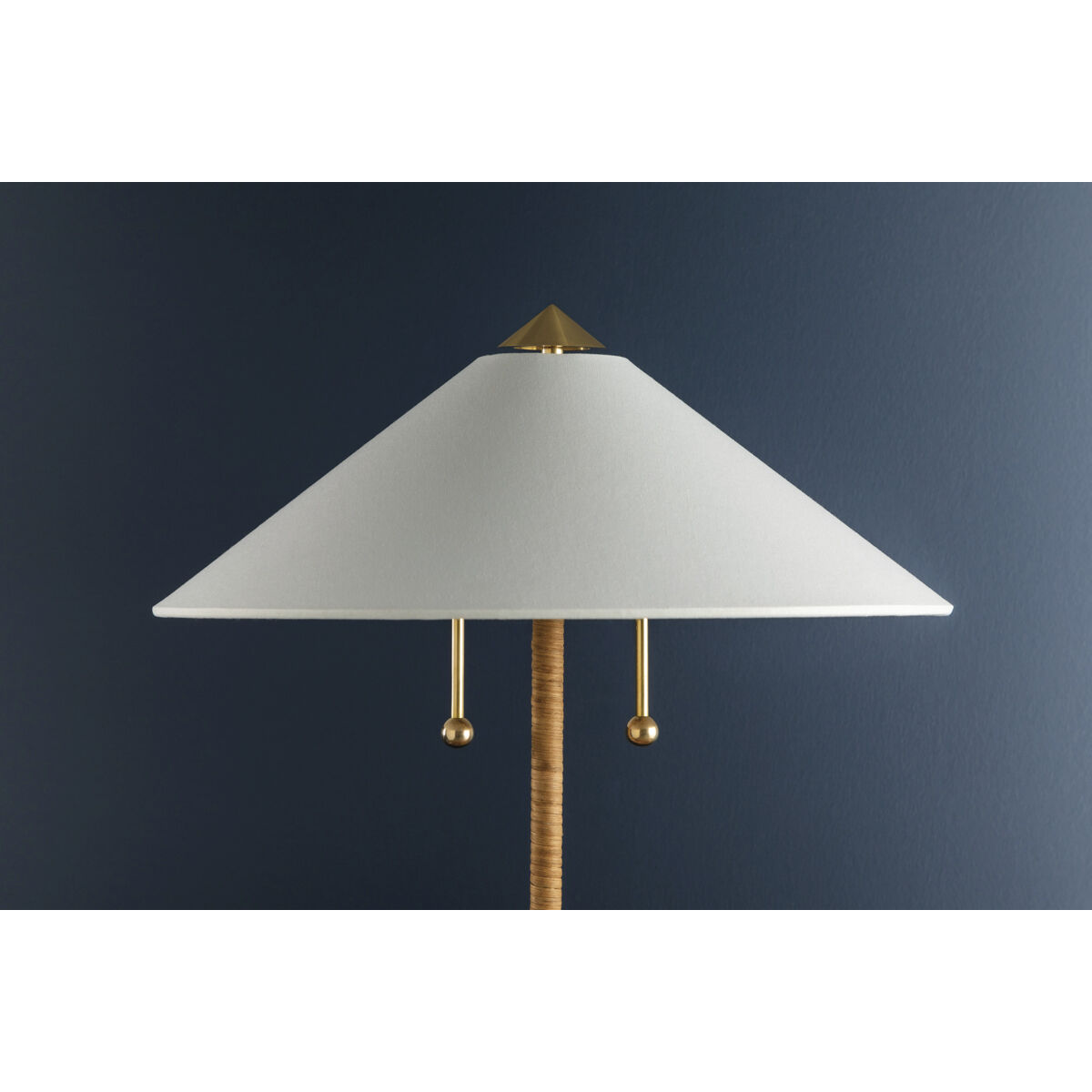Flare 24 inch 60.00 watt Aged Brass Table Lamp Portable Light
