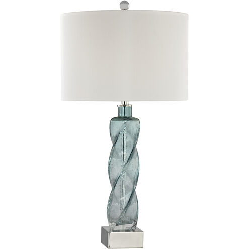 Springtide 29 inch 150.00 watt Blue with Polished Nickel Table Lamp Portable Light