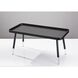 Blaine 19 X 19 inch Black with Acrylic Accents Coffee Table