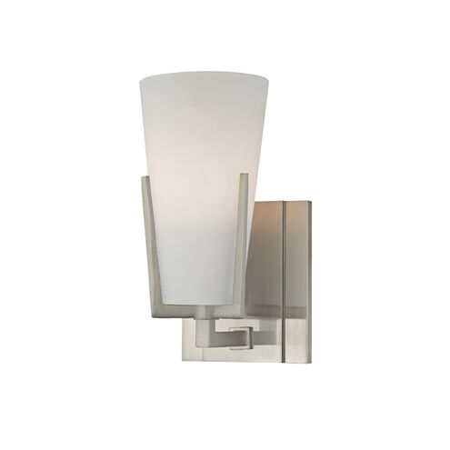 Upton 1 Light 4 inch Satin Nickel Bath Vanity Wall Light