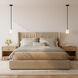 Miles 1 Light 4.5 inch Midnight Black Mini Pendant Ceiling Light