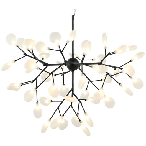 Hydragea Bloom LED 35.38 inch Matte Black Pendant Ceiling Light