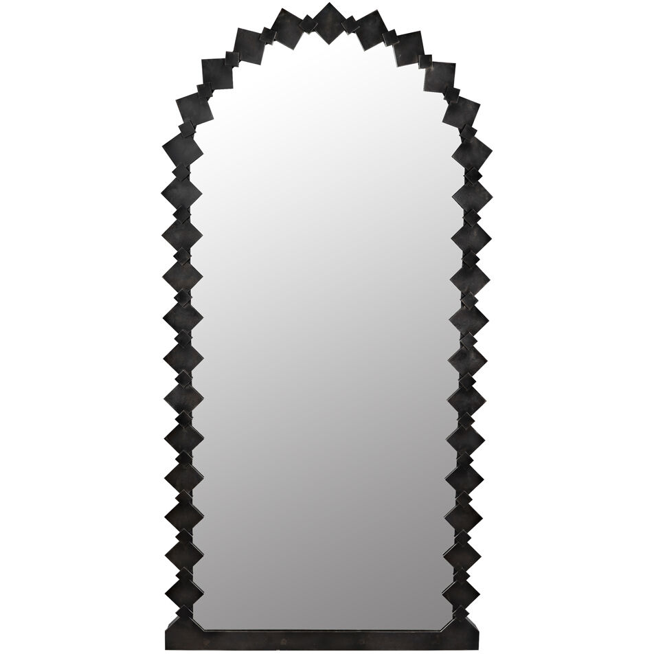 Aya 79 X 40 inch Unfinished Industrial Steel Mirror