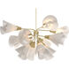 Mobius 12 Light 38.1 inch Modern Brass Pendant Ceiling Light