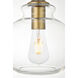 Destry 1 Light 8 inch Brass Pendant Ceiling Light