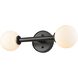 Alouette 2 Light 18 inch Graphite Bath Vanity Wall Light
