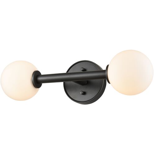Alouette 2 Light 18 inch Graphite Bath Vanity Wall Light