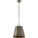 Granada 1 Light 15 inch Weathered Brass Pendant Ceiling Light