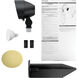 Landscape LED Kit 12 10.00 watt Black Textured Landscape 12V Wall Wash