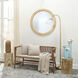 Grayson Off White Linen & Grey Washed Wood Settee