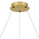 Aurelia LED 30 inch Soft Gold Chandelier Ceiling Light