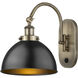 Ballston Urban 1 Light 10 inch Antique Brass Sconce Wall Light