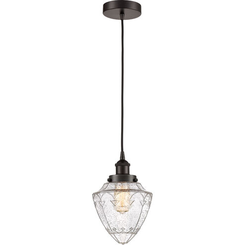 Edison Bullet LED 8 inch Oil Rubbed Bronze Mini Pendant Ceiling Light