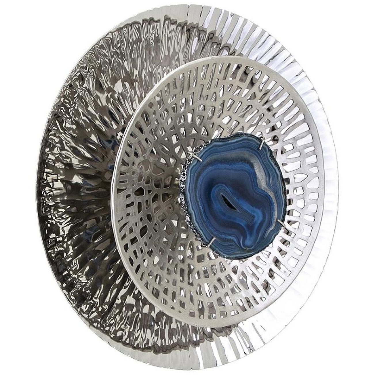 Dex Blue/Gold/Shiny Polish Wall Décor