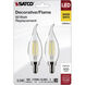 Lumos LED Candelabra 5.5 watt 120 2700K LED Filament, LED Filament