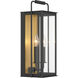 Aberdeen 2 Light 16.5 inch Sand Coal Black and Legacy Brass Outdoor Wall Sconce