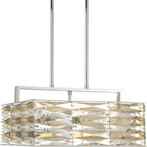 The Pointe 5 Light 15.5 inch Polished Chrome Pendant Ceiling Light