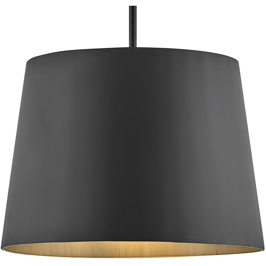 Open Air Alder 1 Light 20 inch Black Outdoor Pendant