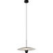 Wilbur 1 Light 22 inch Matte Black Pendant Ceiling Light