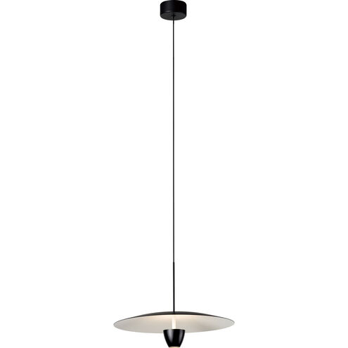 Wilbur 1 Light 22 inch Matte Black Pendant Ceiling Light