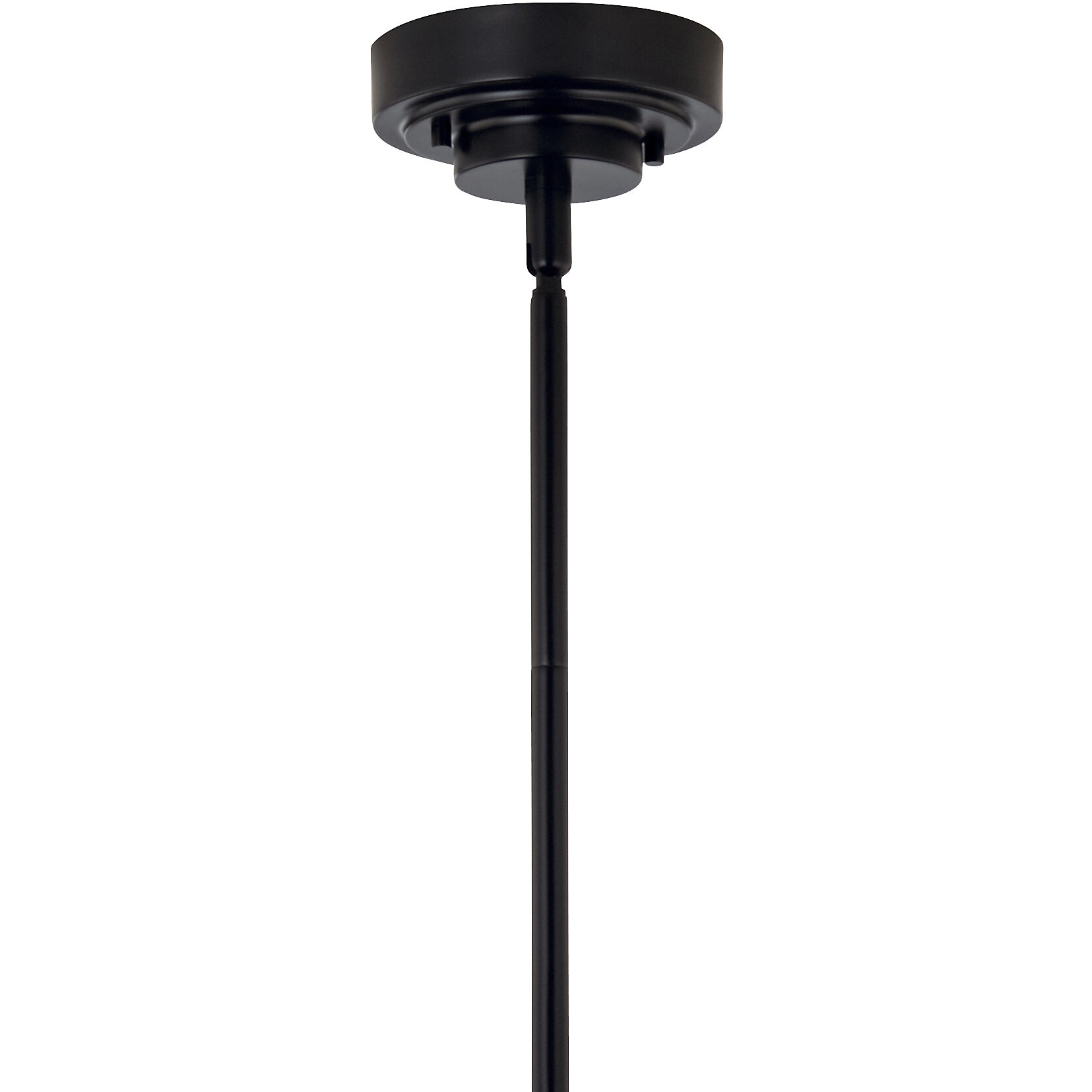 Sycara LED Black Chandelier Ceiling Light, 1 Tier Large