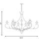 Muse 12 Light 52.5 inch French Gold and White Cashmere Chandelier Ceiling Light