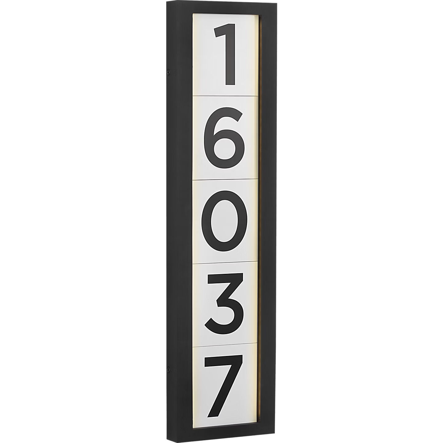 Address Light LED Textured Black Address Light