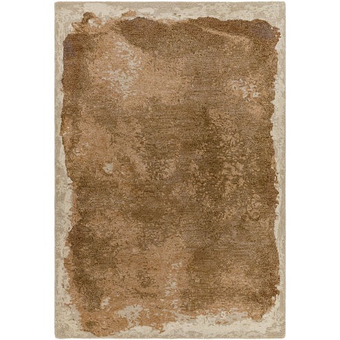 Kavita 36 X 24 inch Walnut / Prairie Dust / Sand / Khaki / Sepia / Ash / Camel Handmade Rug in 2 x 3
