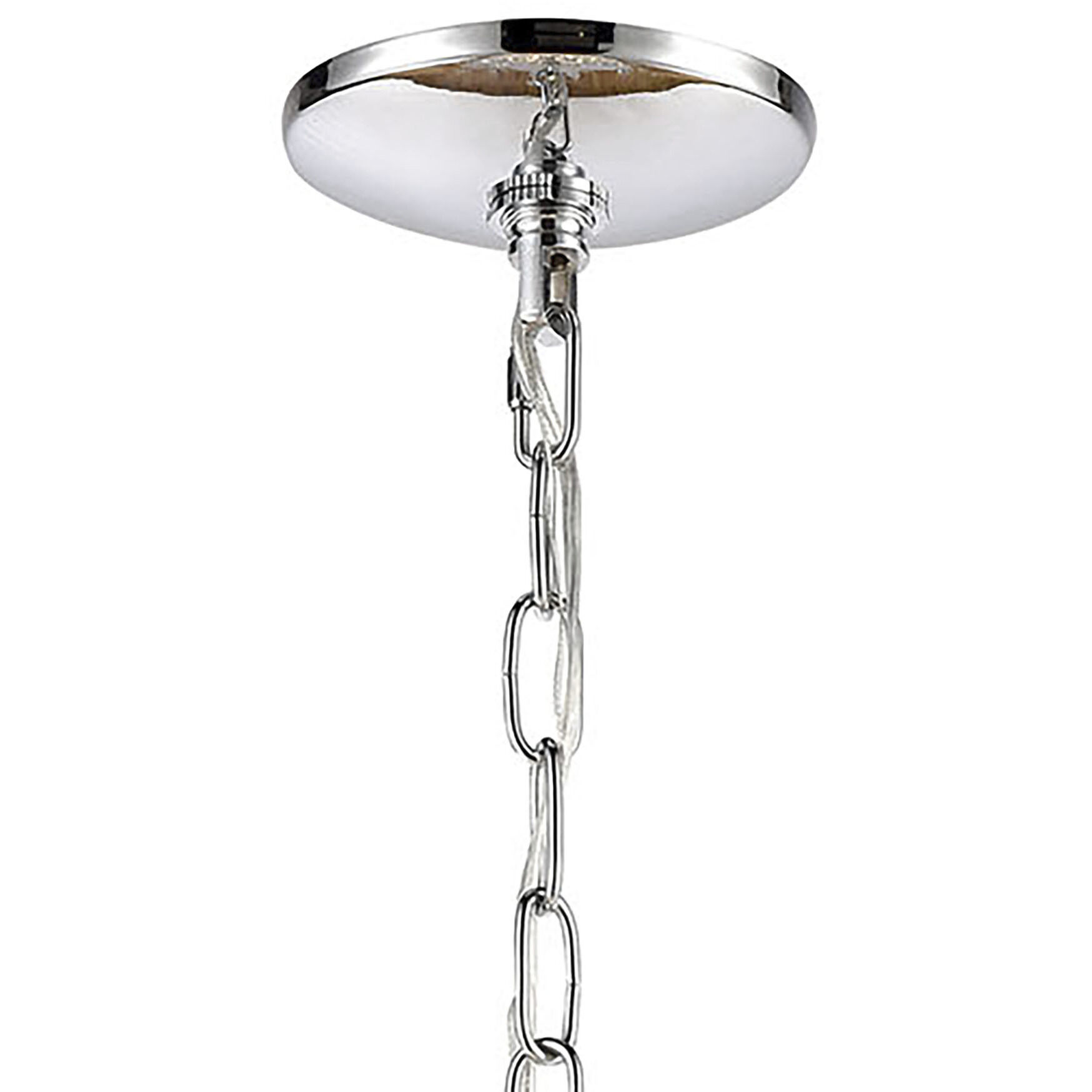 Crystique 9 Light 30 inch Polished Chrome Chandelier Ceiling Light