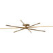 Sean Lavin Cityscape 8 Light 47.8 inch Hand Rubbed Antique Brass Flush Mount Ceiling Light